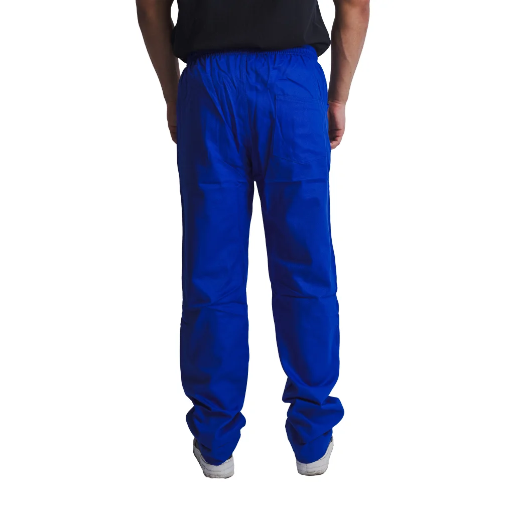 Calça Brim Azul Royal Elástico Total 2